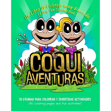 CoquiAventuras: A very fun Coloring Book!