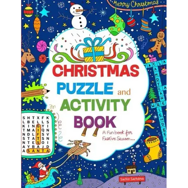 Christmas Puzzle and Activity Book: A Fun book for Festive Season