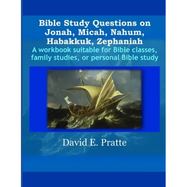 Bible Study Questions on Jonah, Micah, Nahum, Habakkuk, Zephaniah: A workbook suitable for Bible classes, family studies, or personal Bible study