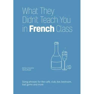 What They Didn't Teach You in French Class: Slang Phrases for the Cafe, Club, Bar, Bedroom, Ball Game and More