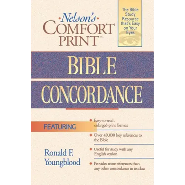 Comfort Print Bible Concordance