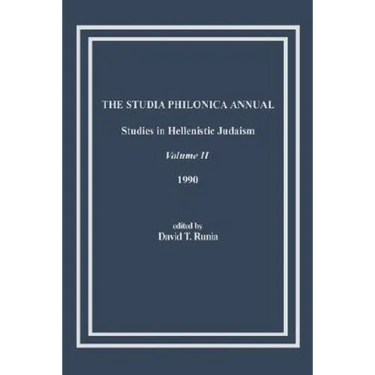 The Studia Philonica Annual, II, 1990