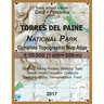 2017 Torres del Paine National Park Complete Topographic Map Atlas 1: 50000 (1cm = 500m) Travel without a Guide Chile Patagonia Trekking, Hiking Route