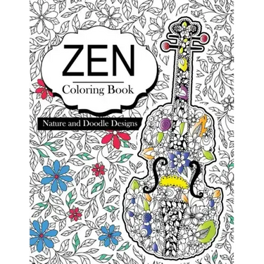 Zen Coloring Books: Flowers floral and Doodle Design Book For Girls 2017 (Cute Kids Coloring Books Ages 2-4, 4-8, 9-12)