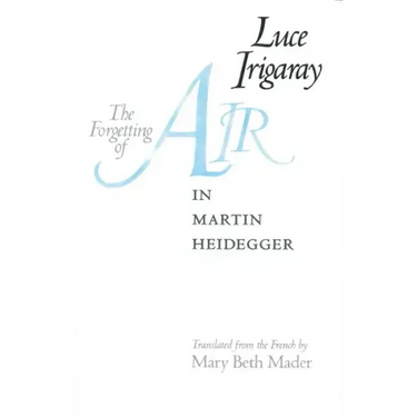 The Forgetting of Air in Martin Heidegger