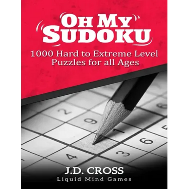 Oh My Sudoku! 1000 Hard to Extreme Level Puzzles: Sudoku Puzzle Books for Adults