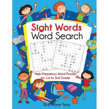Sight Words Word Search: High-Frequency Word Puzzles for First Through Third Grade