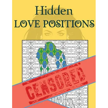Hidden Love Positions Adult Coloring Book
