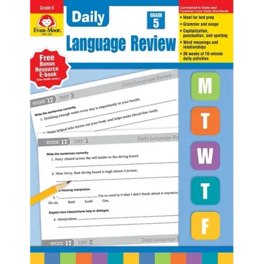Daily Language Review, Grade 5 Teacher Edition