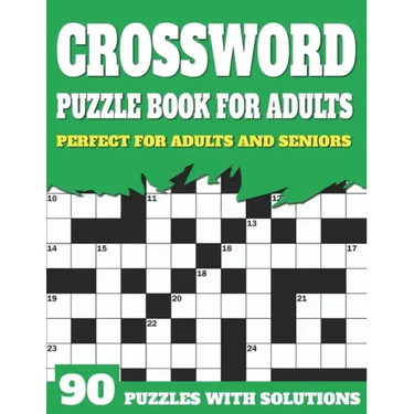 Crossword Puzzle Book For Adults: Large Print Crossword Puzzles For Senior Parents And Grandparents With Solutions To Enjoy Sunday Time