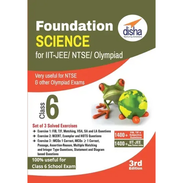Foundation Science for IIT-JEE/ NEET/ NTSE/ Olympiad Class 6 - 3rd Edition