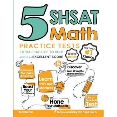 5 SHSAT Math Practice Tests: Extra Practice to Help Achieve an Excellent Score
