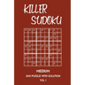 Killer Sudoku Medium 200 Puzzle WIth Solution Vol 1: 9x9, Advanced sumoku Puzzle Book, 2 puzzles per page