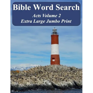 Bible Word Search Acts Volume 2: King James Version Extra Large Jumbo Print
