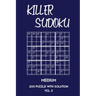 Killer Sudoku Medium 200 Puzzle With Solution Vol 5: 9x9, Advanced sumoku Puzzle Book, 2 puzzles per page