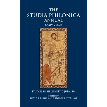 The Studia Philonica Annual XXXIV, 2022: Studies in Hellenistic Judaism