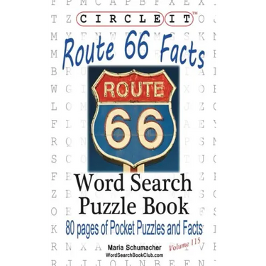 Circle It, U.S. Route 66 Facts, Word Search, Puzzle Book