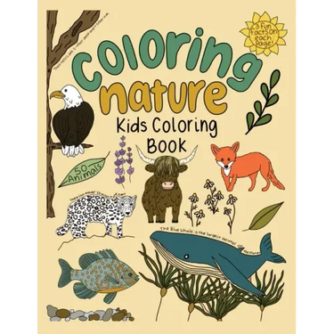 Coloring Nature: Kids Coloring Book