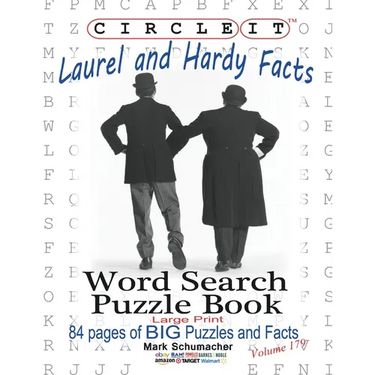 Circle It, Laurel and Hardy Facts, Word Search, Puzzle Book