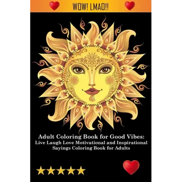 Adult Coloring Book for Good Vibes