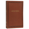 NKJV, Holy Bible, Soft Touch Edition, Imitation Leather, Brown, Comfort Print