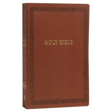 NKJV, Holy Bible, Soft Touch Edition, Imitation Leather, Brown, Comfort Print