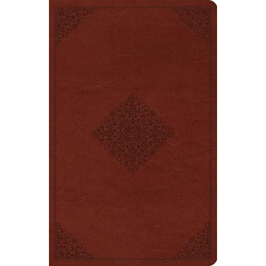 ESV Large Print Value Thinline Bible (Trutone, Tan, Ornament Design)