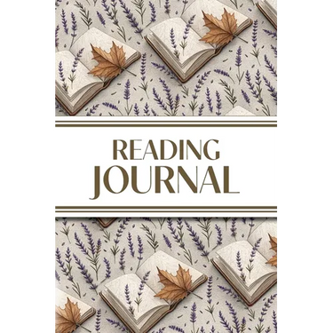 Reading Journal (Lavender Sprigs, Leaves & Books): 6"x9" Book Lover's Diary; Book/Series Reviews, Reading Tracker, Favorite Book List, Favorite Quotes