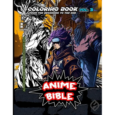 Anime Bible From The Beginning To The End Vol. 3: Coloring book
