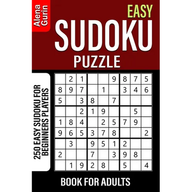 Easy Sudoku Puzzle Book for Adults: 250 Easy Sudoku For Beginners Players