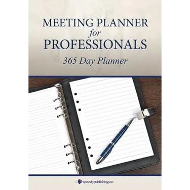 Meeting Planner for Professionals: 365 Day Planner