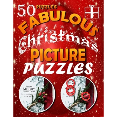 Fabulous Christmas Picture Puzzles: Spot the Difference Book. Picture Search and Compare Pictures Book