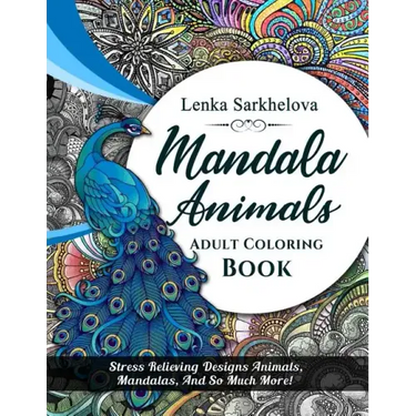 Mandala Animals Coloring Book: Adult Coloring book