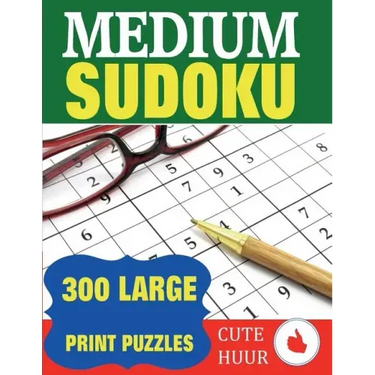 Medium Sudoku: 300 Large Print Puzzles