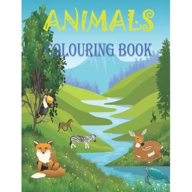 ANIMALS colouring book: ANIMALS colouring book: Colouring Books For Kids Awesome Animals: For Kids Aged 5+