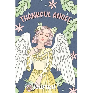 Thankful Angel Journal: 30 Days Coloring Journal with Writing Prompt