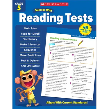 Scholastic Success with Reading Tests Grade 5 Workbook