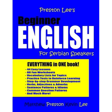 Preston Lee's Beginner English For Serbian Speakers