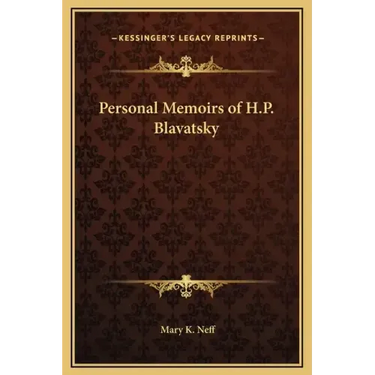 Personal Memoirs of H.P. Blavatsky