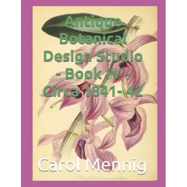 Antique Botanical Design Studio - Book IV - Circa 1842