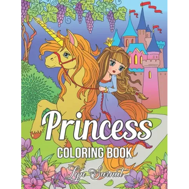 Princess Coloring Book: Great Coloring Book for Adults Relaxation and Stress Relief