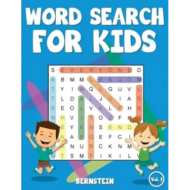Word Search for Kids: 200 Easy Word Search Puzzles with Solutions - Large Print (Vol.1)