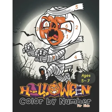 HALLOWEEN Color by number for kids Ages 5-7: Coloring Book for Kids Ages 5-7