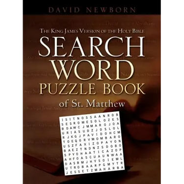 The King James Version of the Holy Bible Search Word Puzzle Book Of ST. Matthew