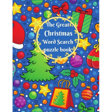 The Great Christmas Word Search puzzle book: Large Print Crossword Puzzles for Adults and Kids. great gift for the holiday.