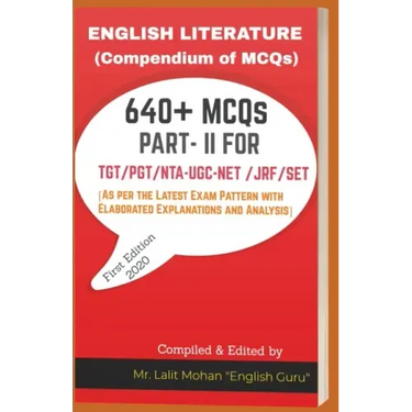 English Literature: (COMPENDIUM OF MCQs PART- II)