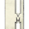 Letter M: Personalized Design Notebook: 120 pages