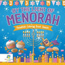 By the Light of the Menorah Hanukkah Coloring Book Jewish