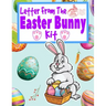 Letter From The Easter Bunny Kit: A Letter From And Letter To Do-It-Yourself Kit With Golden Egg Award Certificate, Coloring, Doodle And Children's Wr