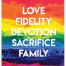 Rainbow Wedding Guest Book